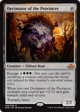 Decimator of the Provinces (Eldritch Moon) Medium Play