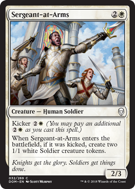Sergeant-at-Arms (Dominaria) Light Play