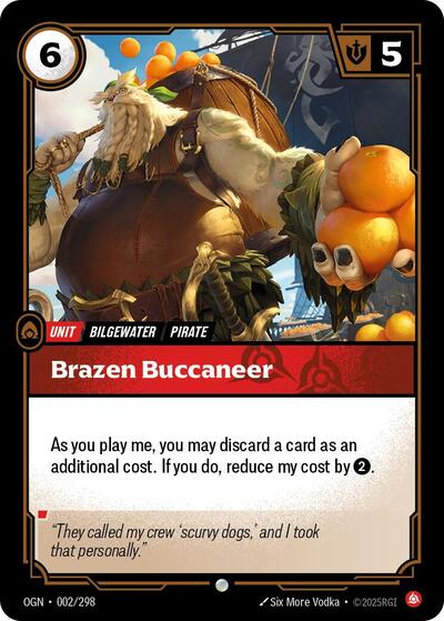 Brazen Buccaneer (Origins) Light Play Foil
