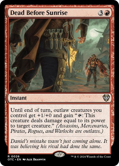 Dead Before Sunrise (Commander: Outlaws of Thunder Junction) Light Play