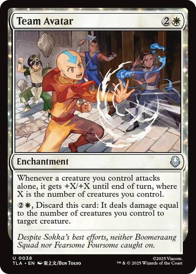 Team Avatar (Avatar: The Last Airbender) Light Play