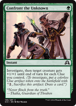 Confront the Unknown (Shadows Over Innistrad) Light Play
