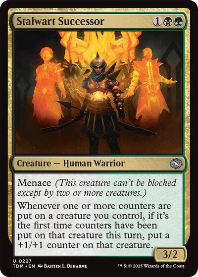 Stalwart Successor (Tarkir: Dragonstorm) Light Play Foil