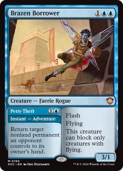 Brazen Borrower (Commander: Secrets of Strixhaven) Light Play