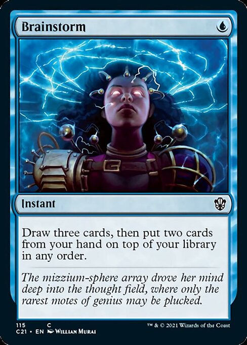 Brainstorm (Commander 2021 Strixhaven) Light Play