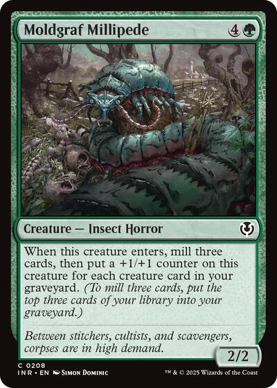 Moldgraf Millipede (Innistrad Remastered) Light Play