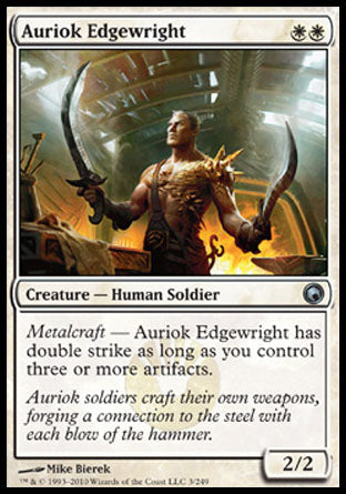 Auriok Edgewright (Scars of Mirrodin) Medium Play
