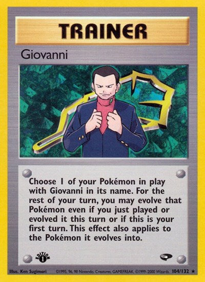 Giovanni (104) (Gym Challenge) Medium Play Unlimited