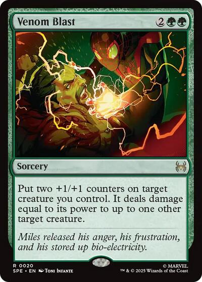 Venom Blast (Marvel's Spider-Man: Eternal-Legal) Light Play Foil