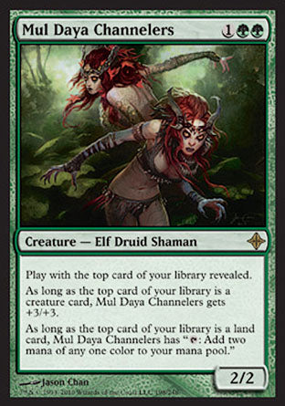 Mul Daya Channelers (Rise of the Eldrazi) Light Play