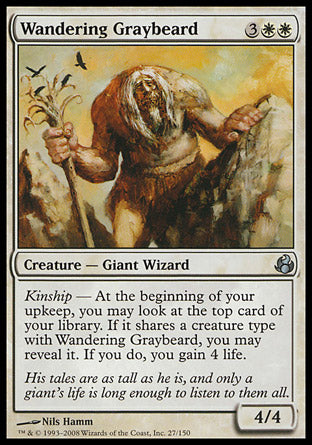 Wandering Graybeard (Morningtide) Medium Play