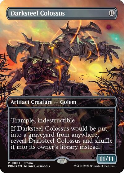 Darksteel Colossus (Promos: Unique and Miscellaneous) Light Play Foil