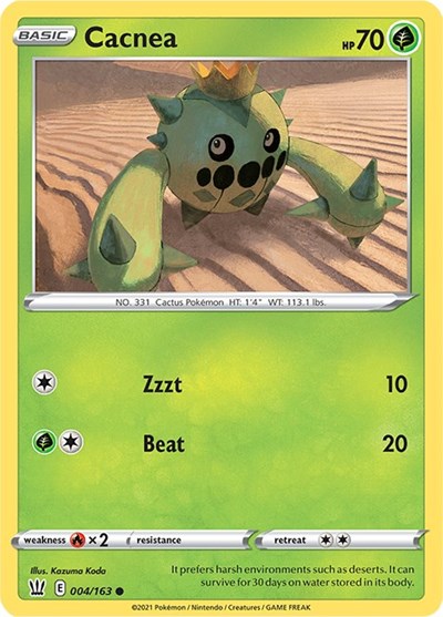 Cacnea (SWSH05: Battle Styles) Light Play