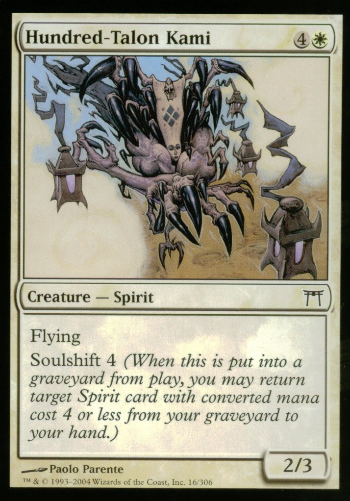 Hundred-Talon Kami (Champions of Kamigawa) Light Play