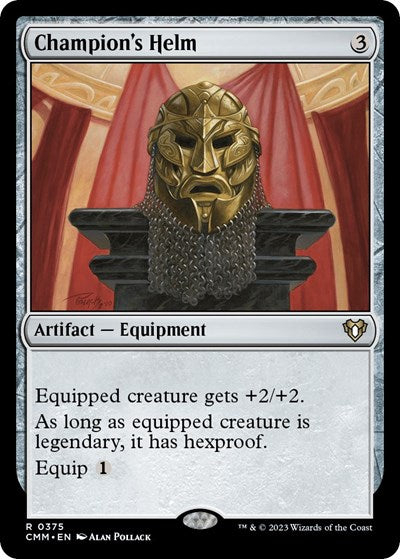 Champion's Helm (Commander Masters) Light Play