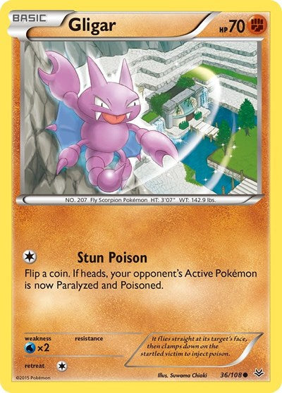 Gligar (XY Roaring Skies) Medium Play