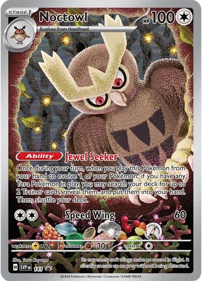 Noctowl - 141 (SV: Scarlet & Violet Promo Cards) Light Play Holofoil