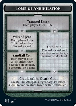 Tomb of Annihilation / The Atropal Double-sided Token (Promo Pack: Adventures in the Forgotten Realms) Light Play