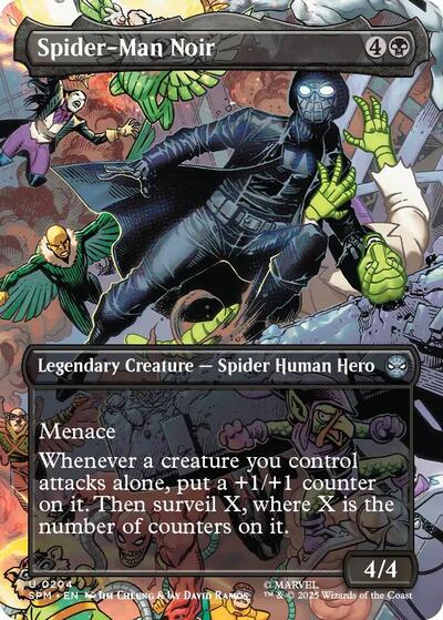 Spider-Man Noir (Borderless) (Marvel's Spider-Man) Light Play