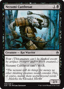 Nezumi Cutthroat (Masters 25) Light Play