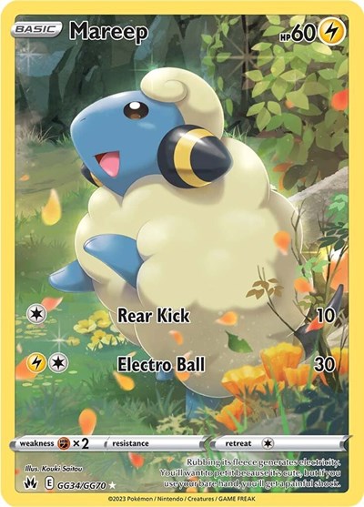 Mareep (Crown Zenith: Galarian Gallery) Near Mint Holofoil