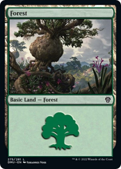Forest (275) (Dominaria United) Light Play