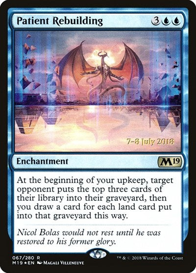 Patient Rebuilding (Promos: Prerelease Cards) Near Mint Foil
