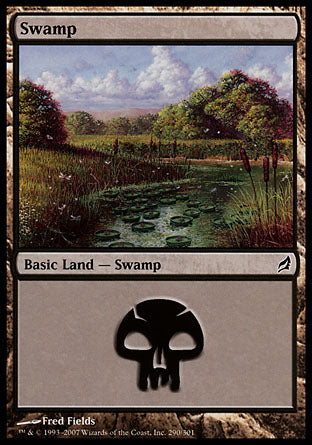 Swamp (290) (Lorwyn) Light Play