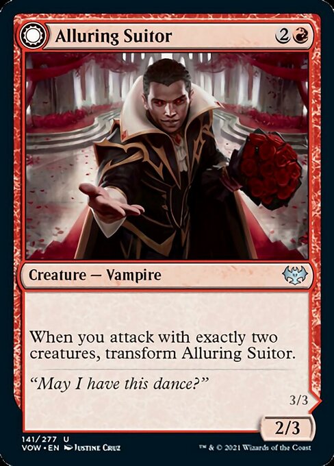Alluring Suitor / Deadly Dancer (Innistrad: Crimson Vow) Light Play