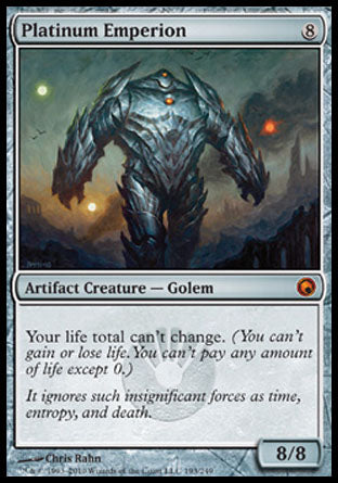 Platinum Emperion (Scars of Mirrodin) Light Play