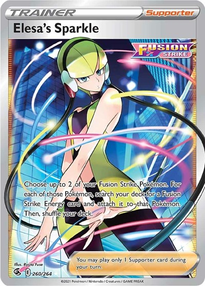 Elesa's Sparkle (Full Art) (SWSH08: Fusion Strike) Light Play Holofoil