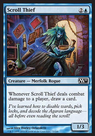 Scroll Thief (Magic 2011 Core Set) Light Play
