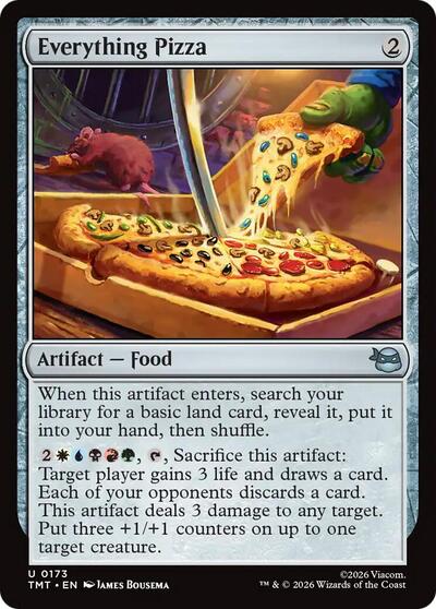 Everything Pizza (Teenage Mutant Ninja Turtles) Light Play