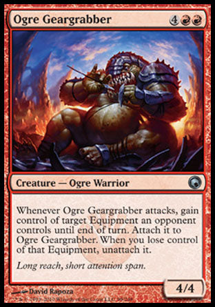 Ogre Geargrabber (Scars of Mirrodin) Light Play