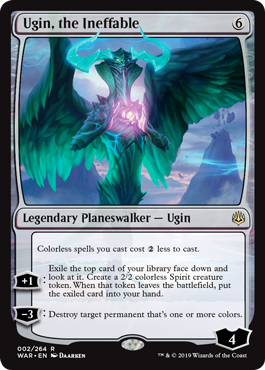 Ugin, the Ineffable (War of the Spark) Light Play