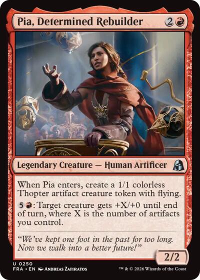 Pia, Determined Rebuilder (Reality Fracture) Light Play