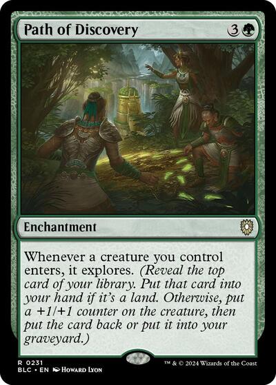 Path of Discovery (Commander: Bloomburrow) Light Play