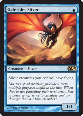 Galerider Sliver (Magic 2014 Core Set) Damaged / Poor