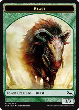 Beast Token (Unstable) Light Play Foil