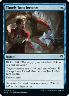 Timely Interference (Dominaria United) Light Play Foil