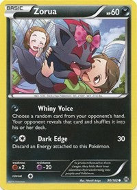 Zorua (90) (XY - BREAKthrough) Heavy Play Reverse Holofoil