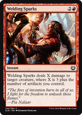 Welding Sparks (Kaladesh) Light Play
