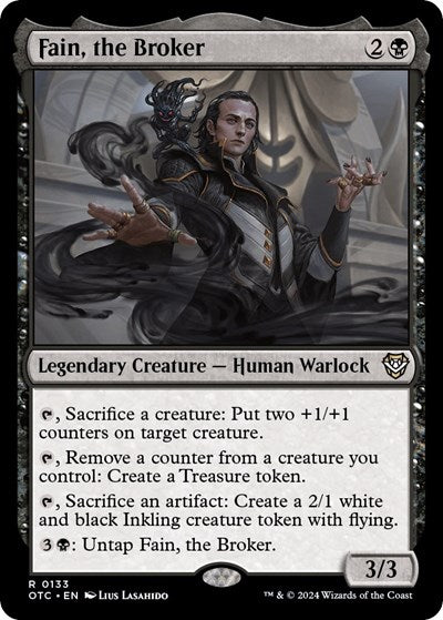 Fain, the Broker (Commander: Outlaws of Thunder Junction) Light Play