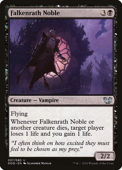 Falkenrath Noble (Duel Decks: Blessed vs Cursed) Medium Play