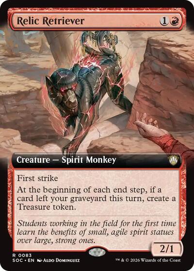 Relic Retriever (Extended Art) (Commander: Secrets of Strixhaven) Light Play