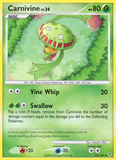 Carnivine (Supreme Victors) Light Play