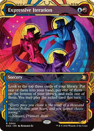 Expressive Iteration (Secrets of Strixhaven: Mystical Archive) Light Play