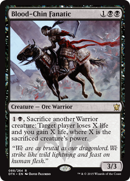 Blood-Chin Fanatic (Dragons of Tarkir) Heavy Play