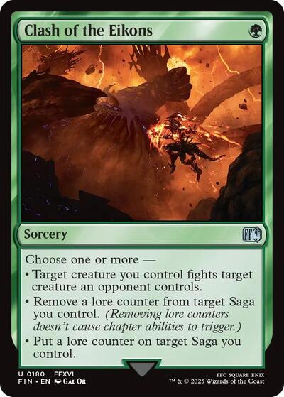 Clash of the Eikons (Universes Beyond: FINAL FANTASY) Light Play Foil
