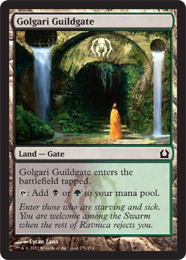 Golgari Guildgate (Return to Ravnica) Light Play